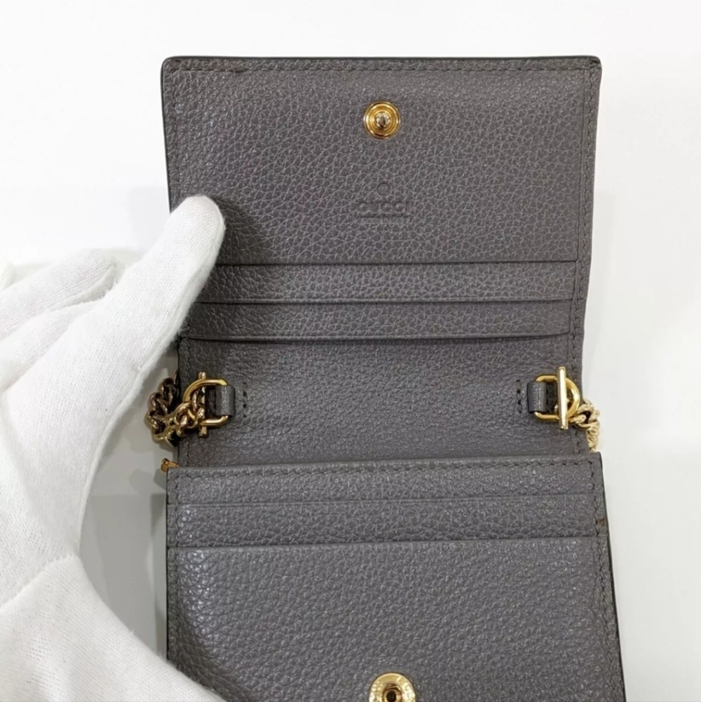 GUCCI GG Zumi Compact Wallet Wristlet with Box & Dust Bag! - Picture 7 of 14